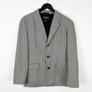 J. Crew Black and White Checkered Blazer